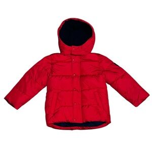 NWT Gap kids boys puffer jacket cold control max size 5 red blue winter outdoors